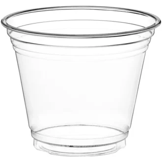 9 OZ CLEAR PET PLASTIC COLD CUP
