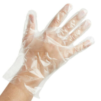 DISPOSABLE FOOD SERVICE HDPE GLOVES