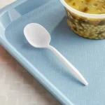 MEDIUM WEIGHT PLASTIC SOUP SPOON